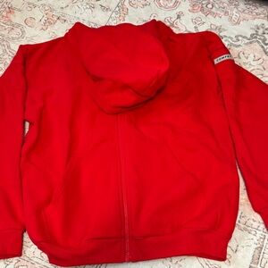 Comfort Red Zip-Up Hoodie